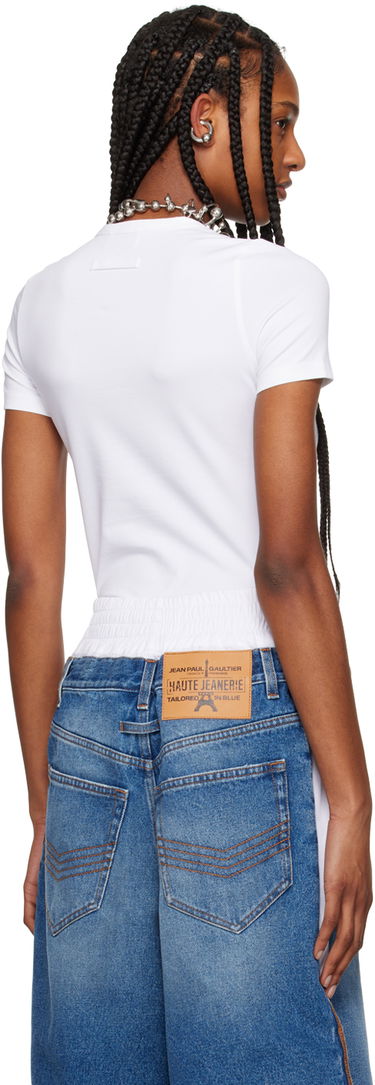Majica bez rukava Jean Paul Gaultier Gaultier Women's Graphic Print T-Shirt Bijela | 24/25-F-TS071I-J056-0100, 2