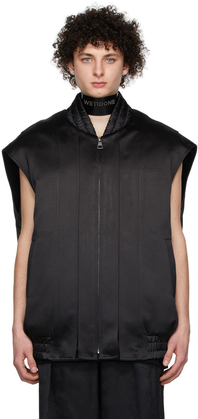 Prsluk We11done We11done Bomber Vest Crna | WD-VT1-22-005-U-BK