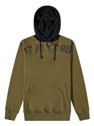 Dukserice 1017 ALYX 9SM Popover Fleece Hoodie Zelena | AAUSW0157FA01-GRN0004