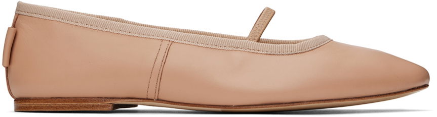 Odjeća A.P.C. A.P.C. Swan Ballerina Flats Bež | PXBUL-F53295, 0