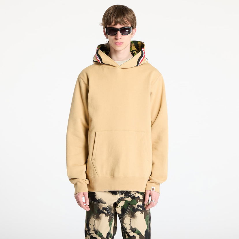 Dukserice BAPE A BATHING APE ABC Camo Shark Pullover Hoodie Bež | 001PPL301009MBEI