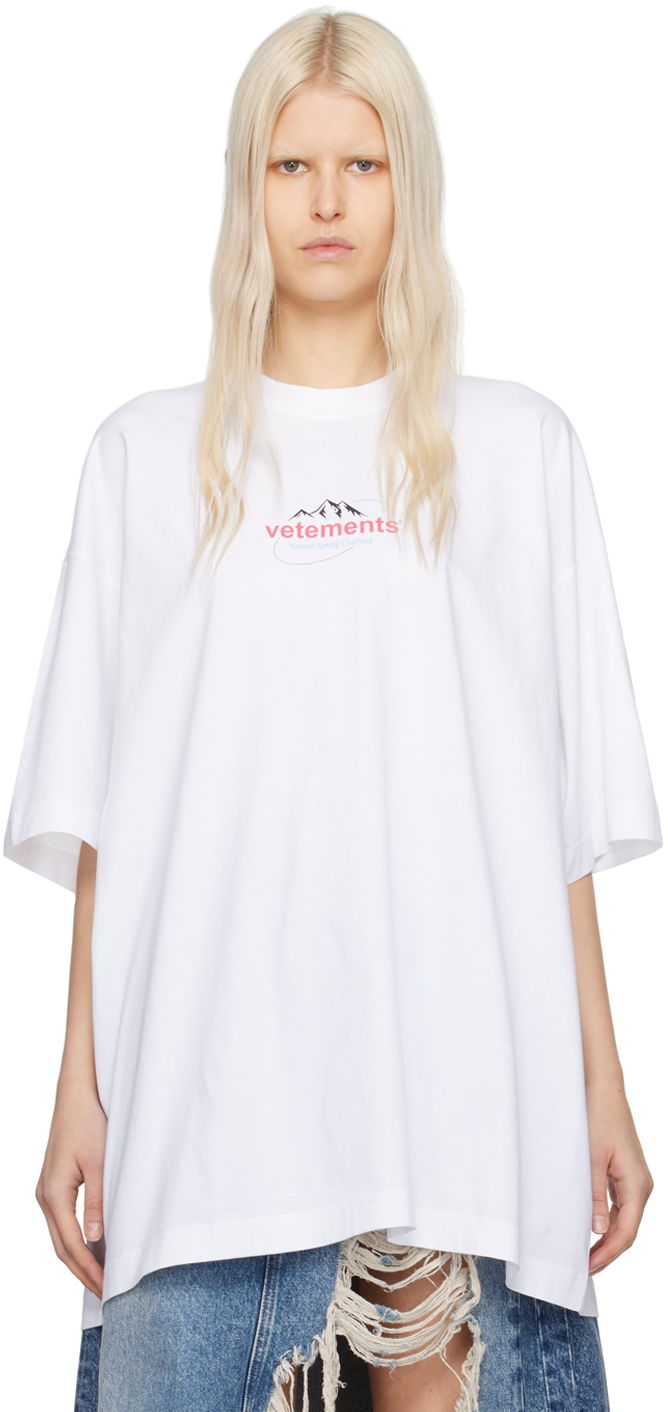 Majica kratkih rukava VETEMENTS Spring Water T-Shirt Bijela | UE64TR310W