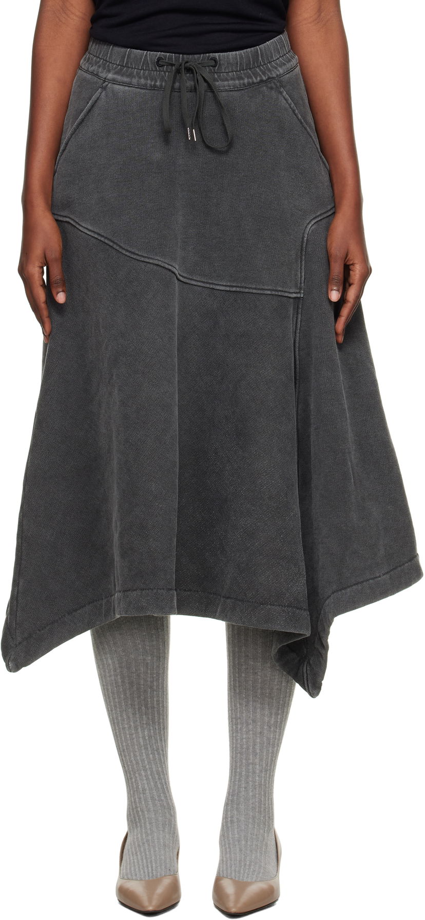 Suknja OUR LEGACY Lounge Midi Skirt Siva | W4256LF