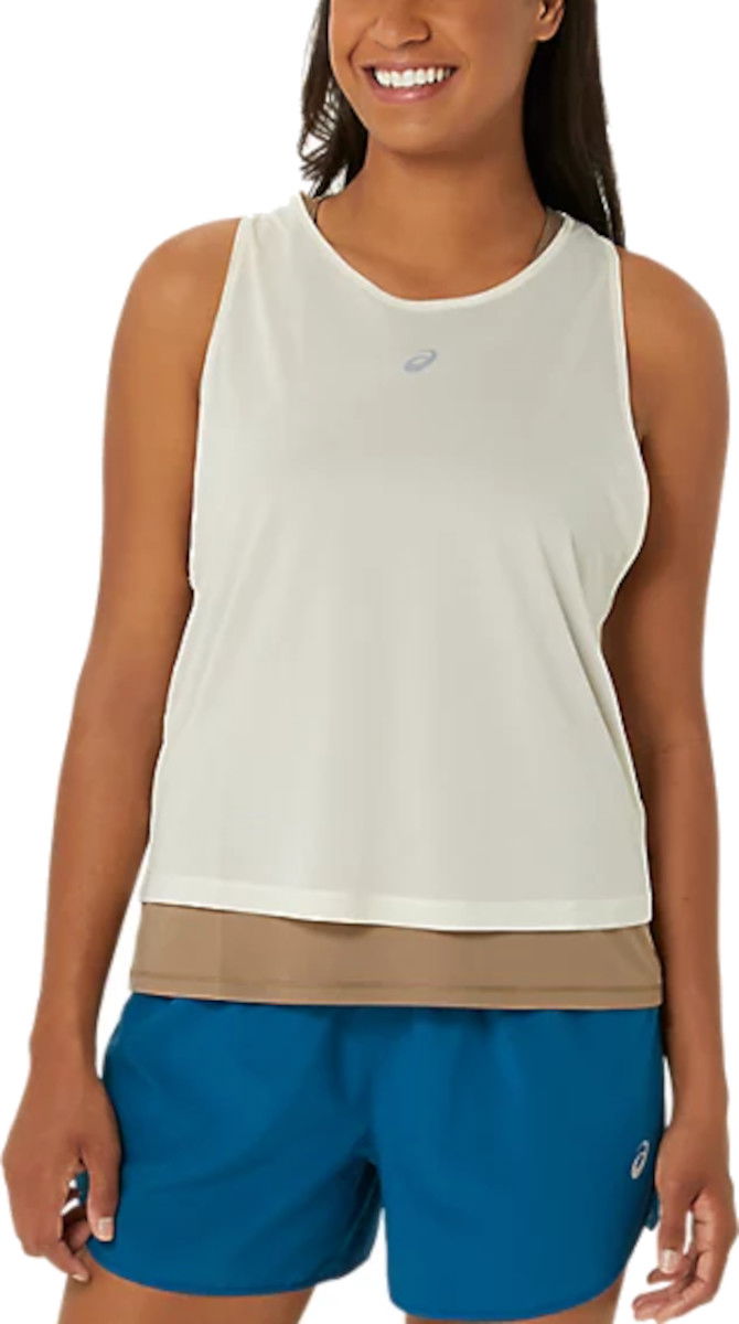 Majica bez rukava Asics NAGINO RUN TANK Bež | 2012d067-250