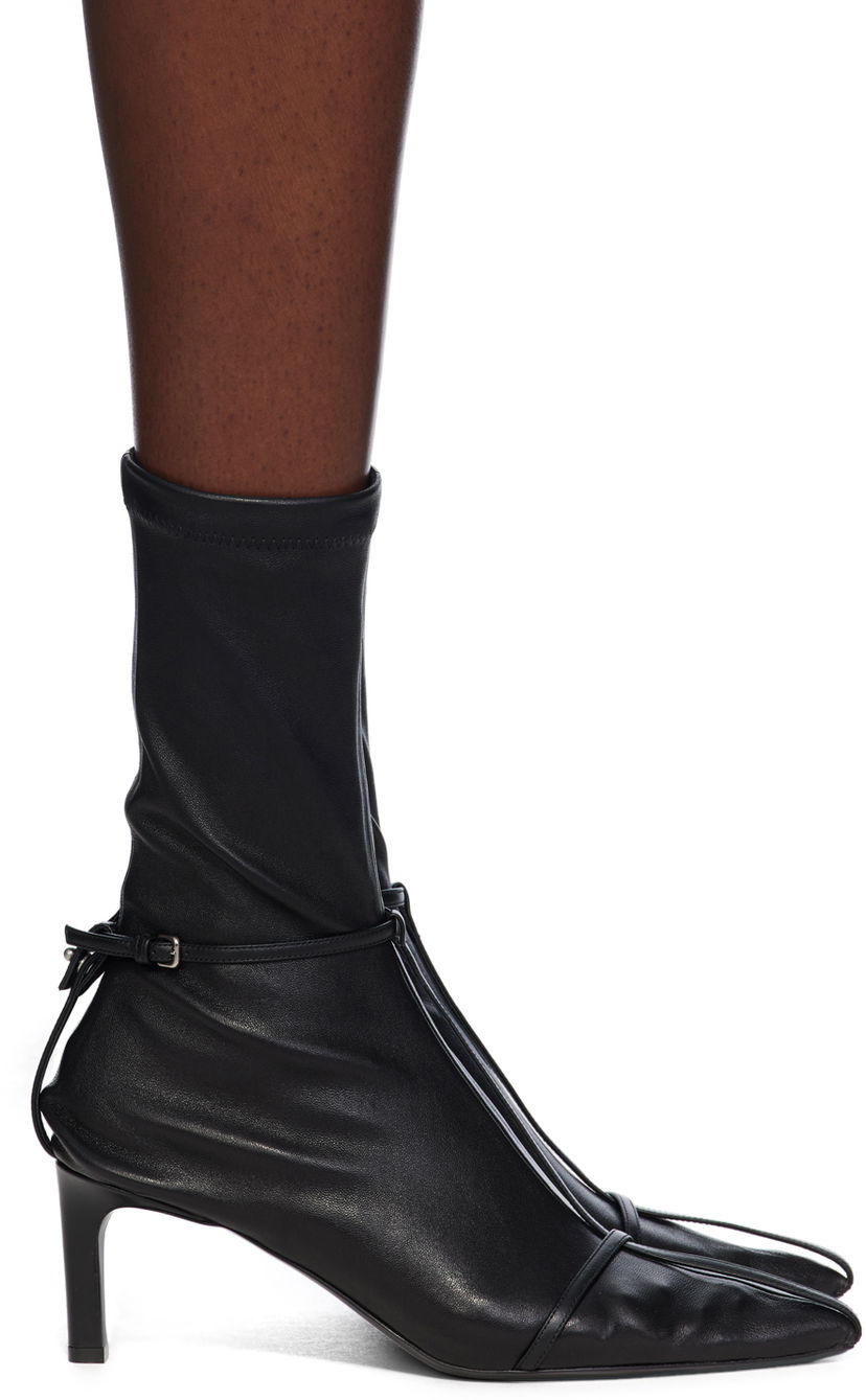 Odjeća Jil Sander Jil Sander Stretch Nappa Ankle Boots Crna | J15WU0085_P7083