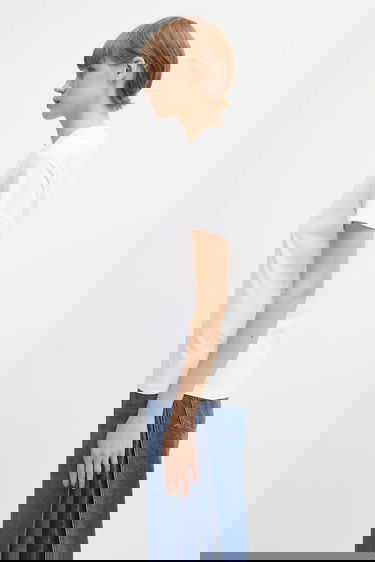 Majica kratkih rukava MAISON KITSUNÉ Party Fox Regular T-Shirt Bijela | PW00120KJ7026, 1