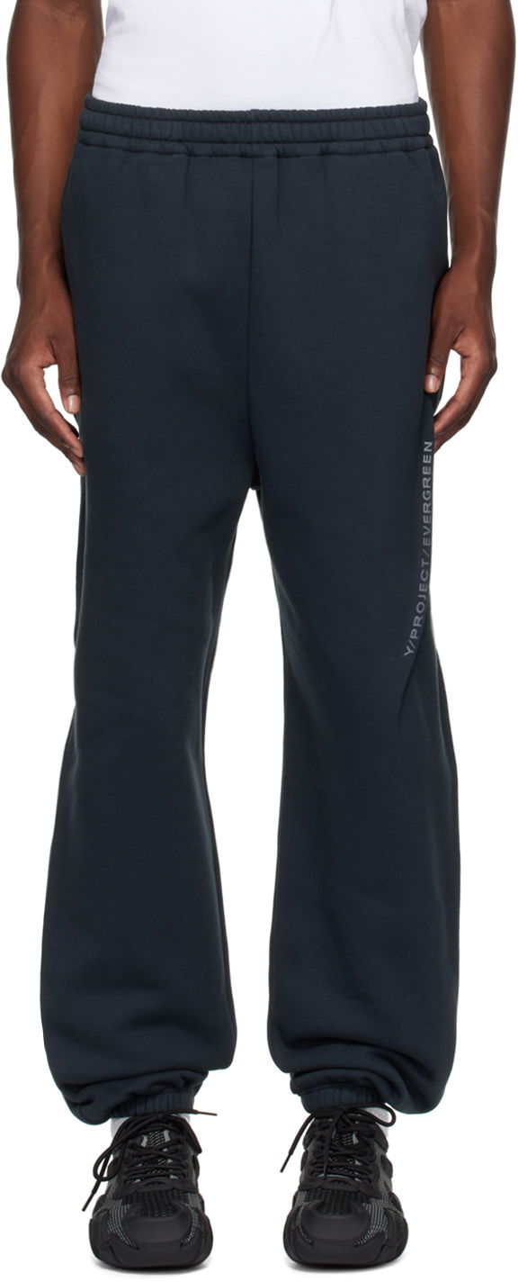 Trenirka Y/PROJECT Pinched Logo Sweatpants Crna | 204PA001