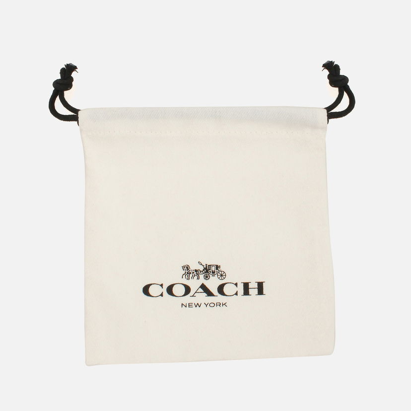 Ručna torbica Coach Interlock C Small Hoop Earrings Bijela | 37408160GLD710