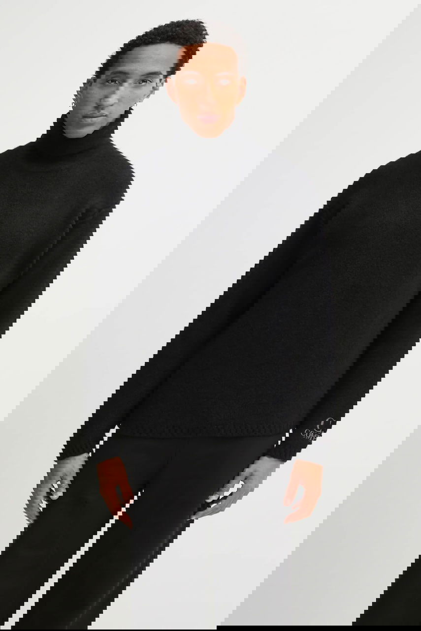 Džemper C.P. Company Wool Blend Turtleneck Sweater Crna | 19CMKN281A110509A, 0