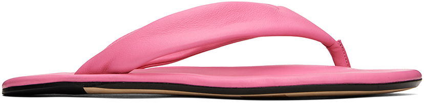 Tenisice i cipele BY FAR BY FAR Dasha Leather Thong Sandals Ružičasta | 23SSDASLPPNAP