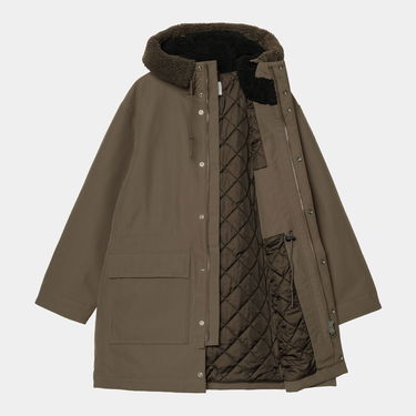 Parka Carhartt WIP Siberia Hooded Parka with Faux Fur Lining Vitola Zelena | I035365_5, 6