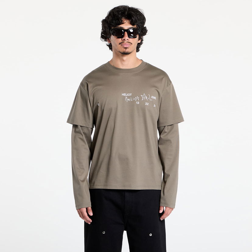 Majica kratkih rukava HELIOT EMIL HELIOT EMIL Fulgens Longsleeve T-Shirt Zelena | PREAW25_M_09_146_DST19