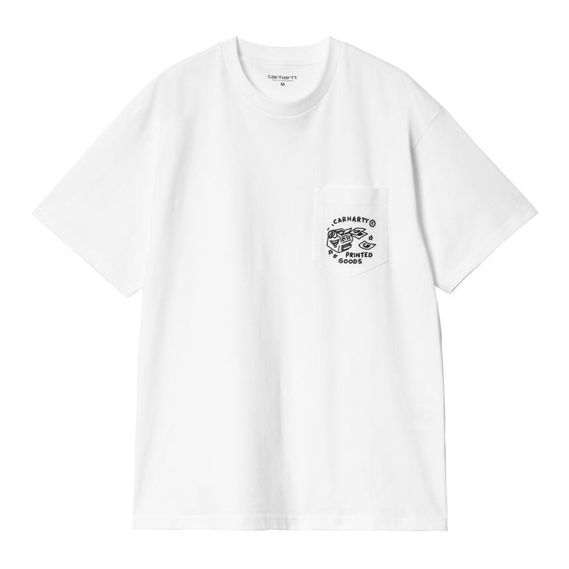 Majica kratkih rukava Carhartt WIP Pocket Graphic T-Shirt Bijela | I034407_9