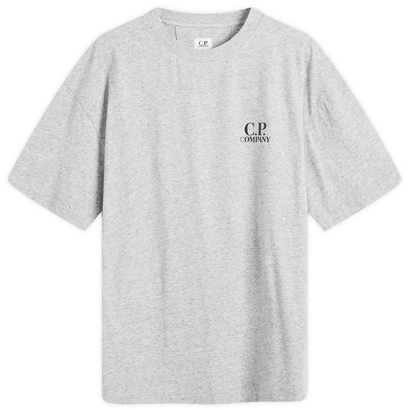 Majica kratkih rukava C.P. Company Logo Print T-Shirt Siva | 19CMTS103A-005100W-M94