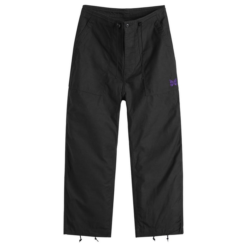 Cargo hlače Needles Women's String Fatigue Pant Black Crna | PU240-BLK