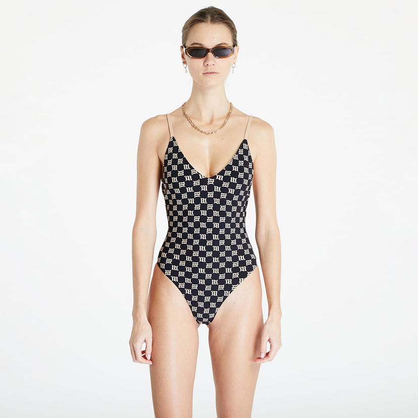 Kupaći kostimi MISBHV Monogram Signature One Piece Swimsuit Crna | 121EX10
