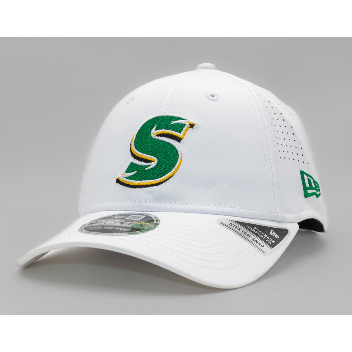 Kapa New Era Saskatchewan Roughriders STNGER 9FORTY Stretch-Snap Cap One Size (56-59 cm) Bijela | 60756698, 0