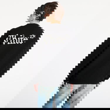 Džemper Off-White Bookish Shared Knit Crewneck Crna | OMHE20QF25KNI001100B, 3
