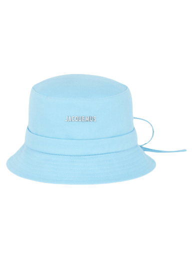 Šešir Jacquemus Le Bob Gadjo Bow Knotted Bucket Tirkiz | 223AC001-5012-330
