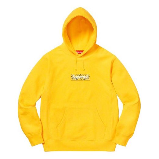 Dukserice Supreme Supreme Bandana Box Logo Hoodie Žuta | SUP-FW19-10826