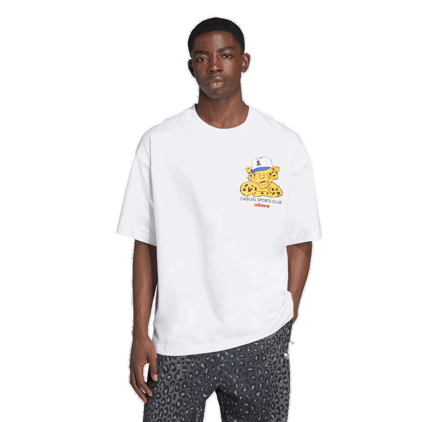 Majica kratkih rukava adidas Originals Graphic OS SS T-Shirt Bijela | JW0158