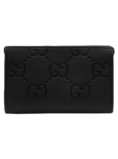 Putna torba Gucci Jumbo GG Logo Pouch Black Crna | 739490-AABY0-1000