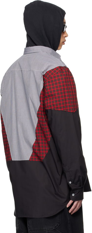 Košulja VETEMENTS VETEMENTS Tracksuit Panelled Shirt Crna | UH76SH860BR, 2