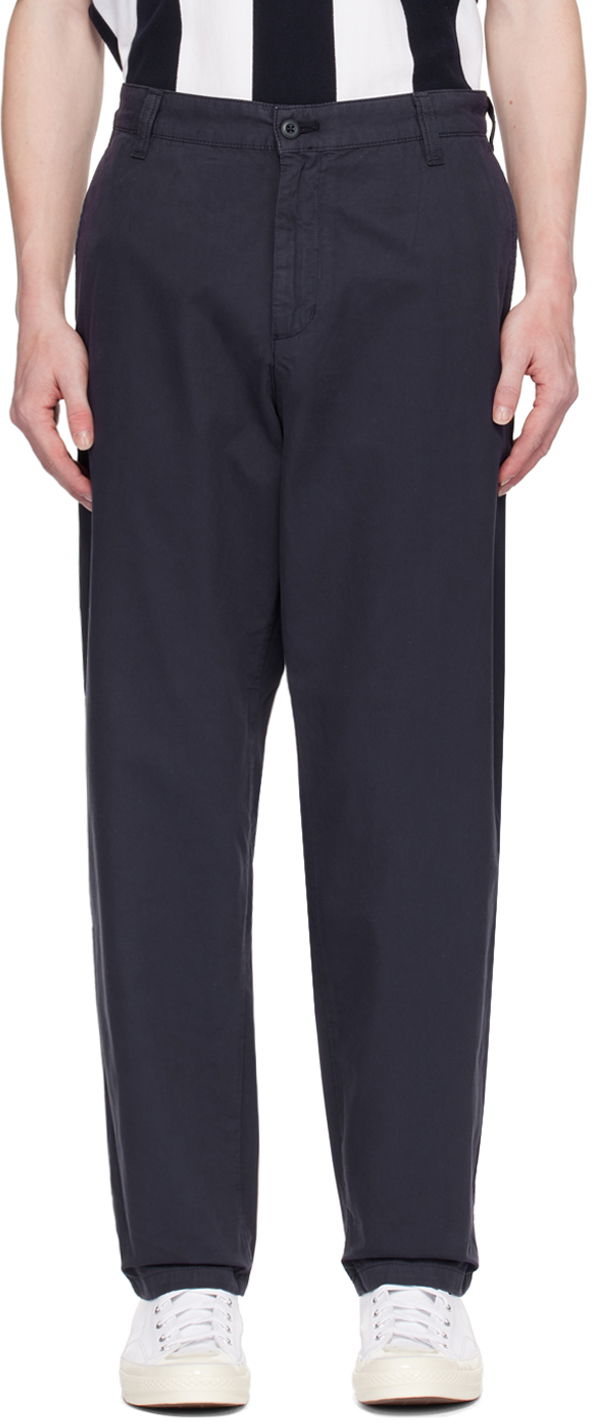 Hlače Carhartt WIP Calder Workwear Trousers Tamnoplava | I033128