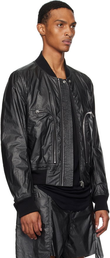 Bomber jakna Rick Owens Rick Owens Bauhaus Flight Bomber Jacket Crna | RU02E1749 PCT, 1