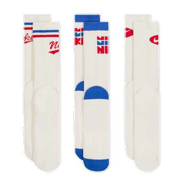 Čarape Nike Everyday Plus Mid-Calf Socks (3 Pairs) Bijela | HJ9336-901, 4
