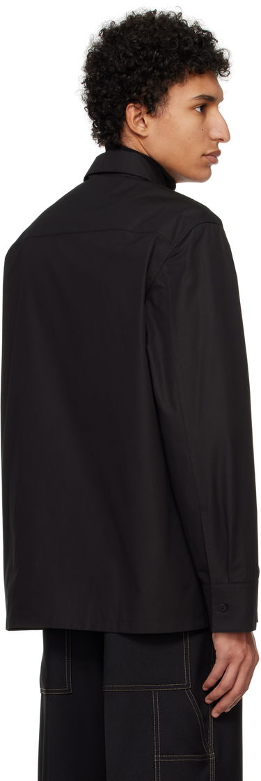 Košulja Jil Sander Jil Sander Zip-Up Shirt Crna | J22DL0249_J45002, 2