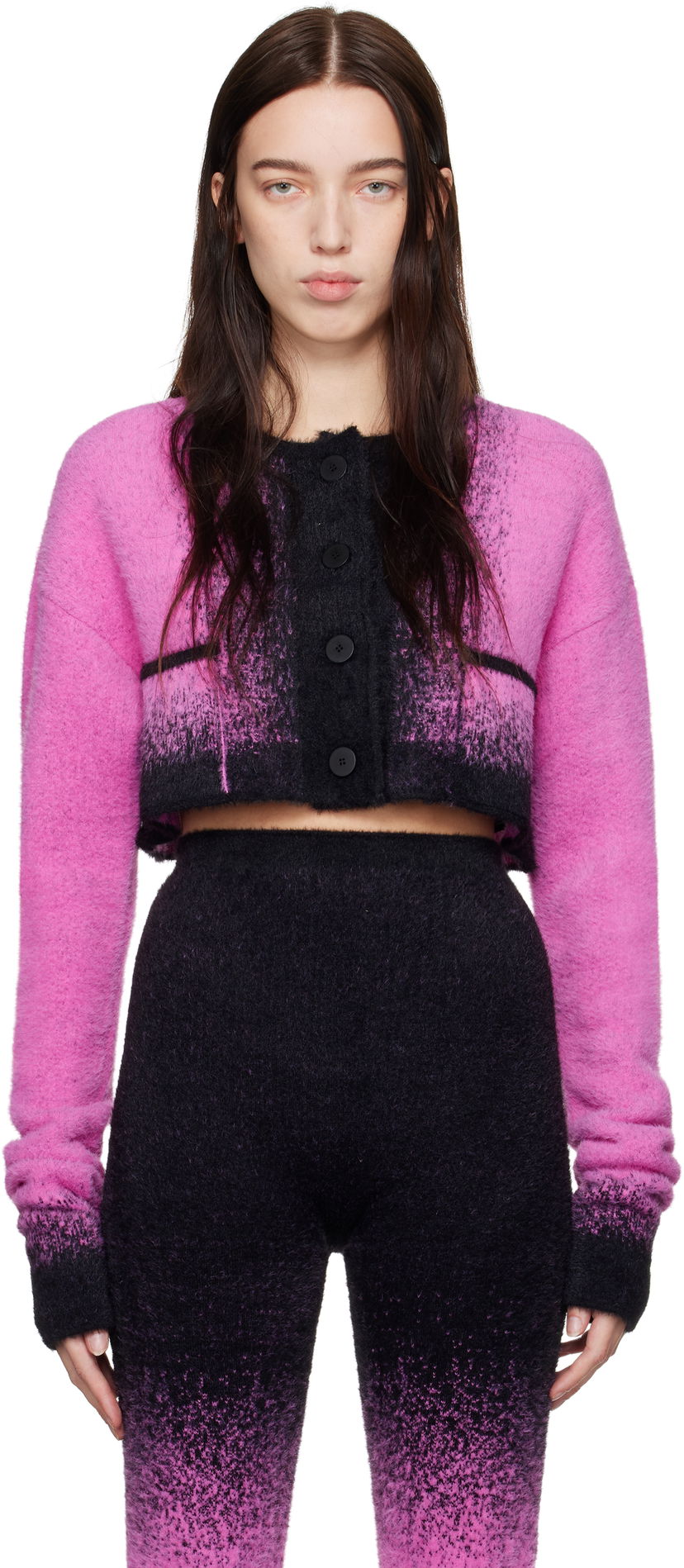 Džemper Ottolinger Ottolinger Boxy Knit Cardigan Ružičasta | 1070601321