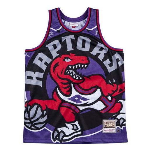 Majica bez rukava Mitchell & Ness Mitchell & Ness Raptors Big Face Tank Ljubičasta | MSTKBW19068-TRAPURP