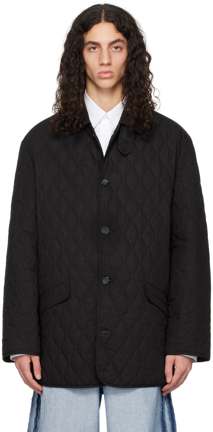 Kaputi VETEMENTS Hunter Quilted Jacket Crna | VL14JA400B