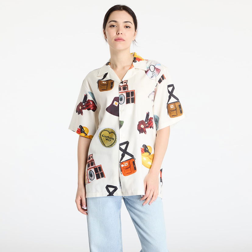 Košulja Carhartt WIP Carhartt WIP Jacob Rochester Print Shirt Bijela | I034574.2UKXX