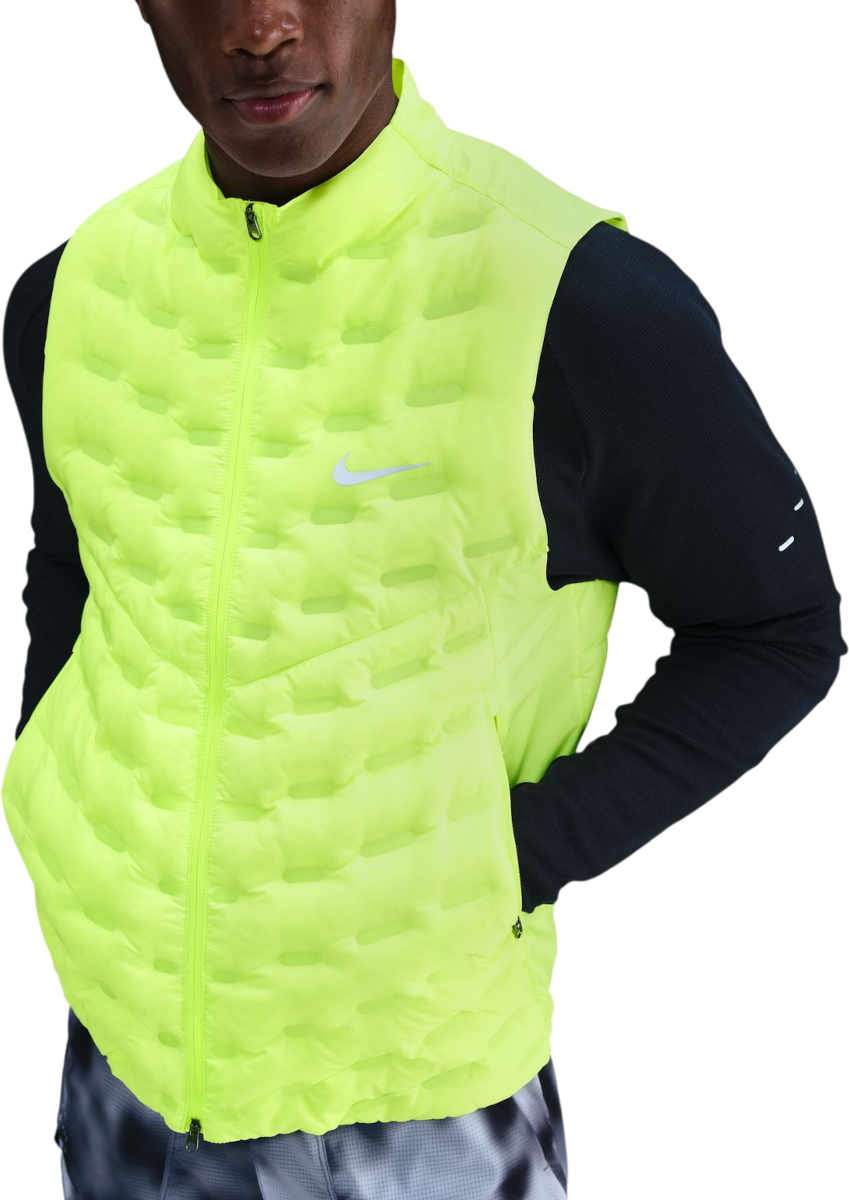 Prsluk Nike Padded Running Vest Therma-FIT ADV Repel AeroLoft Žuta | fb7542-702, 0