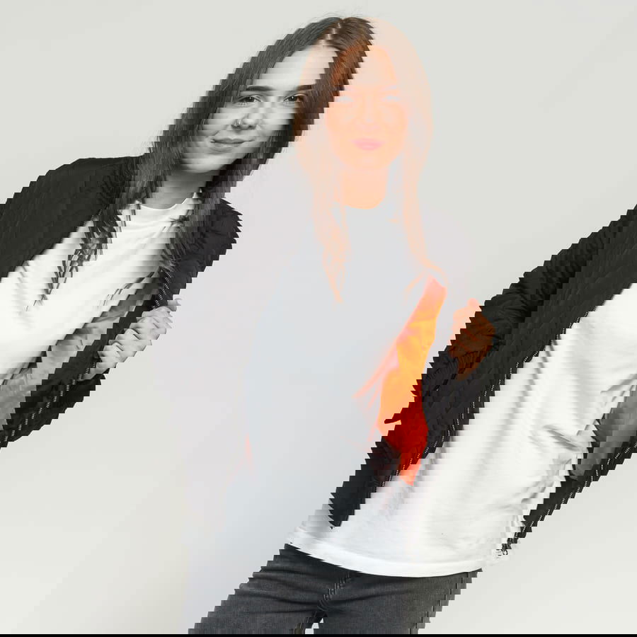 Bomber jakna Urban Classics Ladies Diamond Quilt Nylon Jacket Crna | TB806 black, 0