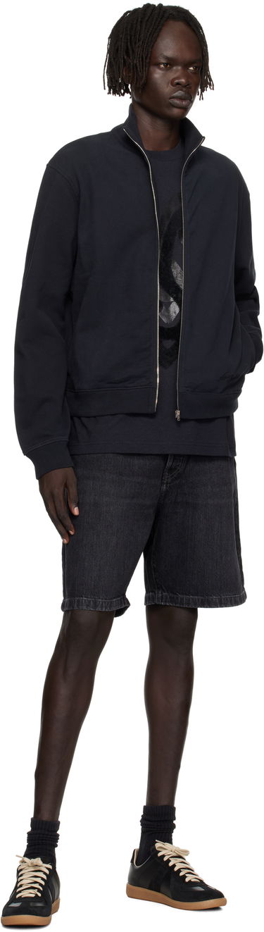 Dukserice Acne Studios Acne Studios Zip-Up Sweatshirt Crna | CI0200-, 3