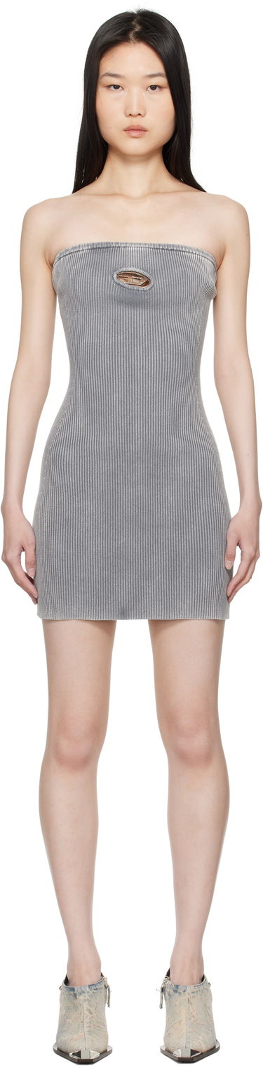 Haljina Diesel Ribbed Cutout Mini Dress Siva | A16282 0DBDI, 0