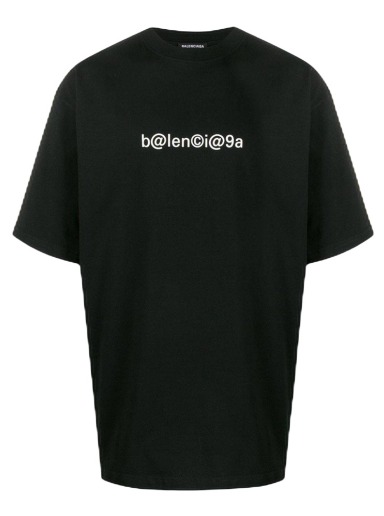 Majica kratkih rukava Balenciaga Large Fit Symbolic T-Shirt Crna | 620969TIV501070