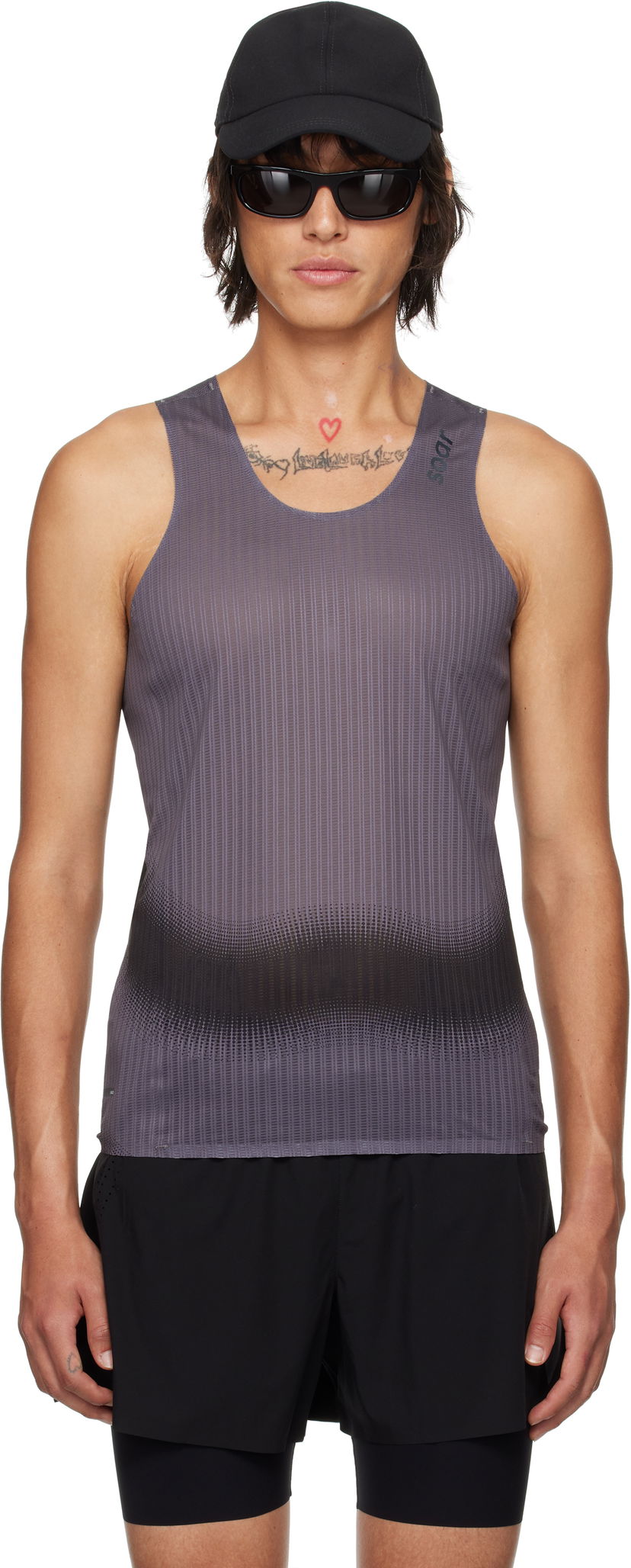 Majica bez rukava Soar Running Soar Race Running Tank Top Siva | SV1M-BLK/GREY