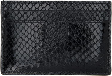 Novčanik Tom Ford TOM FORD Printed Python Card Holder Crna | YM232-LCL471G, 1