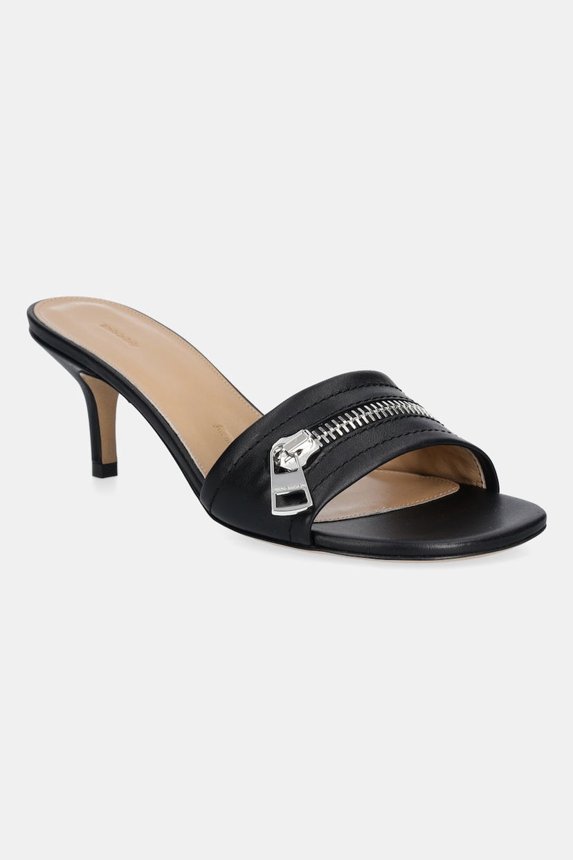 Tenisice i cipele JW Anderson Biker Heel Sandals Crna | SN0105.LA0268