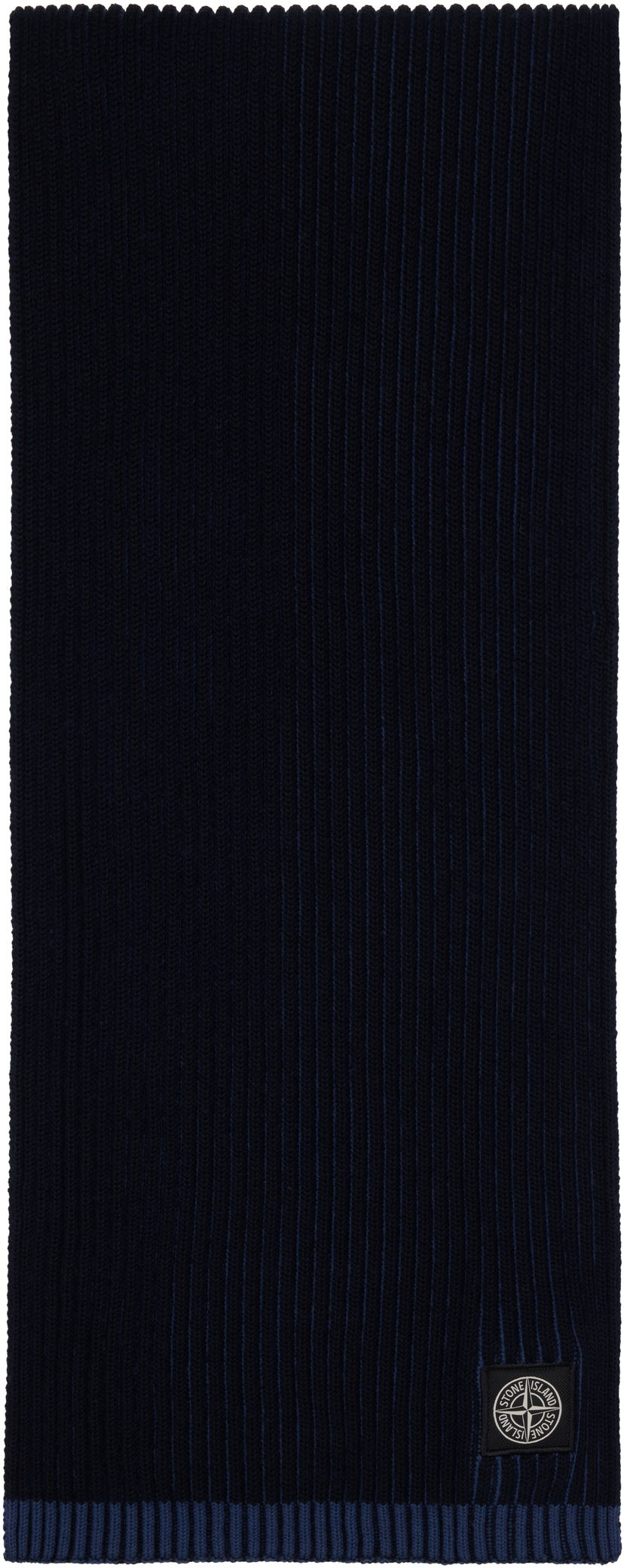 Šal Stone Island Stone Island Knitted Scarf with Logo Patch Tamnoplava | 8115N06C5