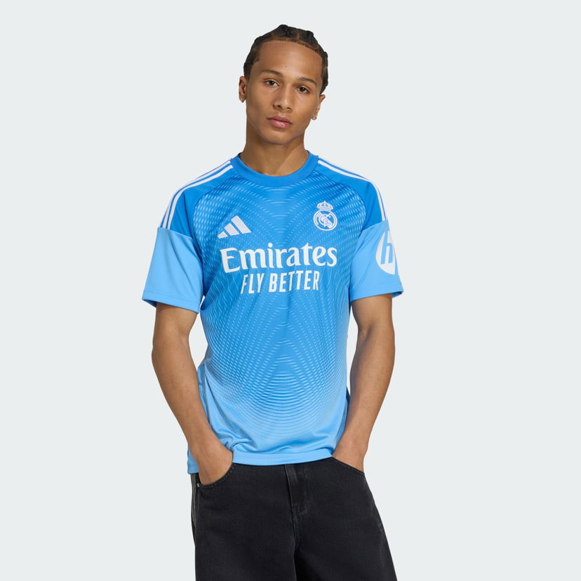 Dres adidas Performance Real Madrid 25/26 Home Goalkeeper Jersey Plava | JP4178