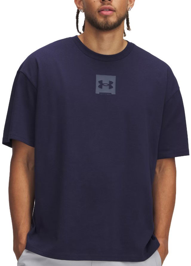 Majica kratkih rukava Under Armour HW OS SM BOX Short Sleeve T-Shirt Tamnoplava | 1386803-410