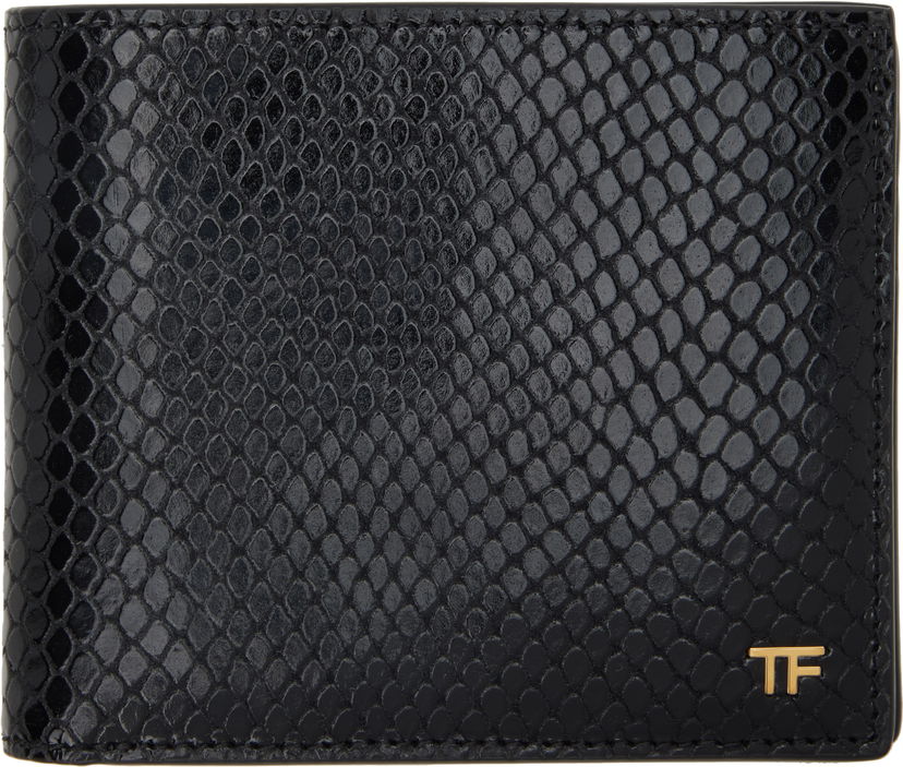 Novčanik Tom Ford TOM FORD Printed Python Classic Bifold Wallet Crna | YM228-LCL471G