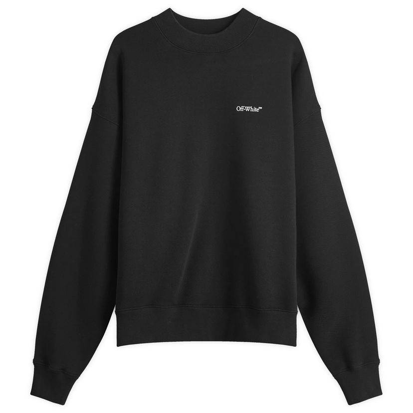 Dukserice Off-White Windy Arrow Skate Crew Sweat Crna | OMBA054F24FLE0021001
