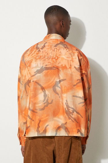 Jakna AAPE by A Bathing Ape AAPE By A Bathing Ape Camo Print Jacket Narančasta | AAPLJM7644XAM, 2