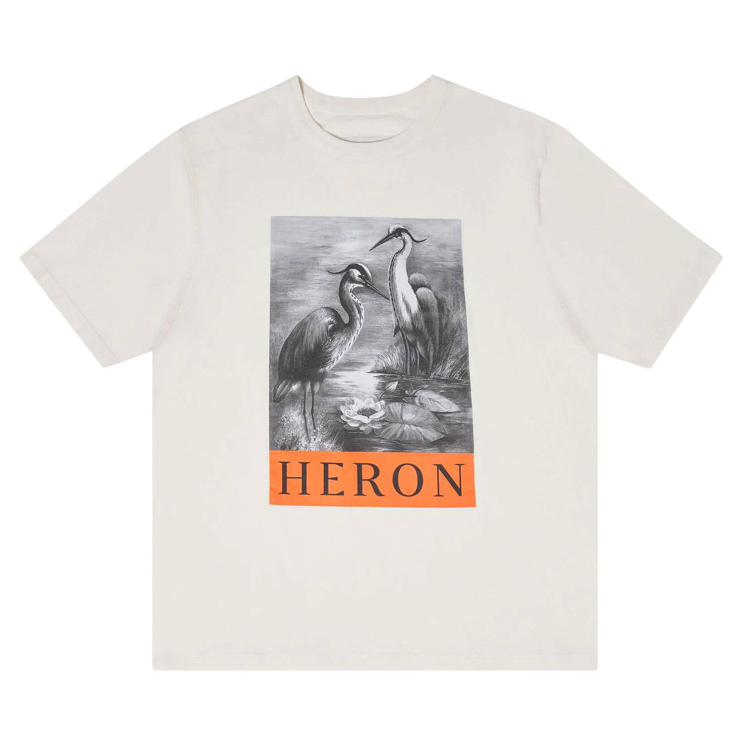 Majica kratkih rukava HERON PRESTON Graphic Print T-Shirt Bijela | HMAA032C99JER0030110, 1